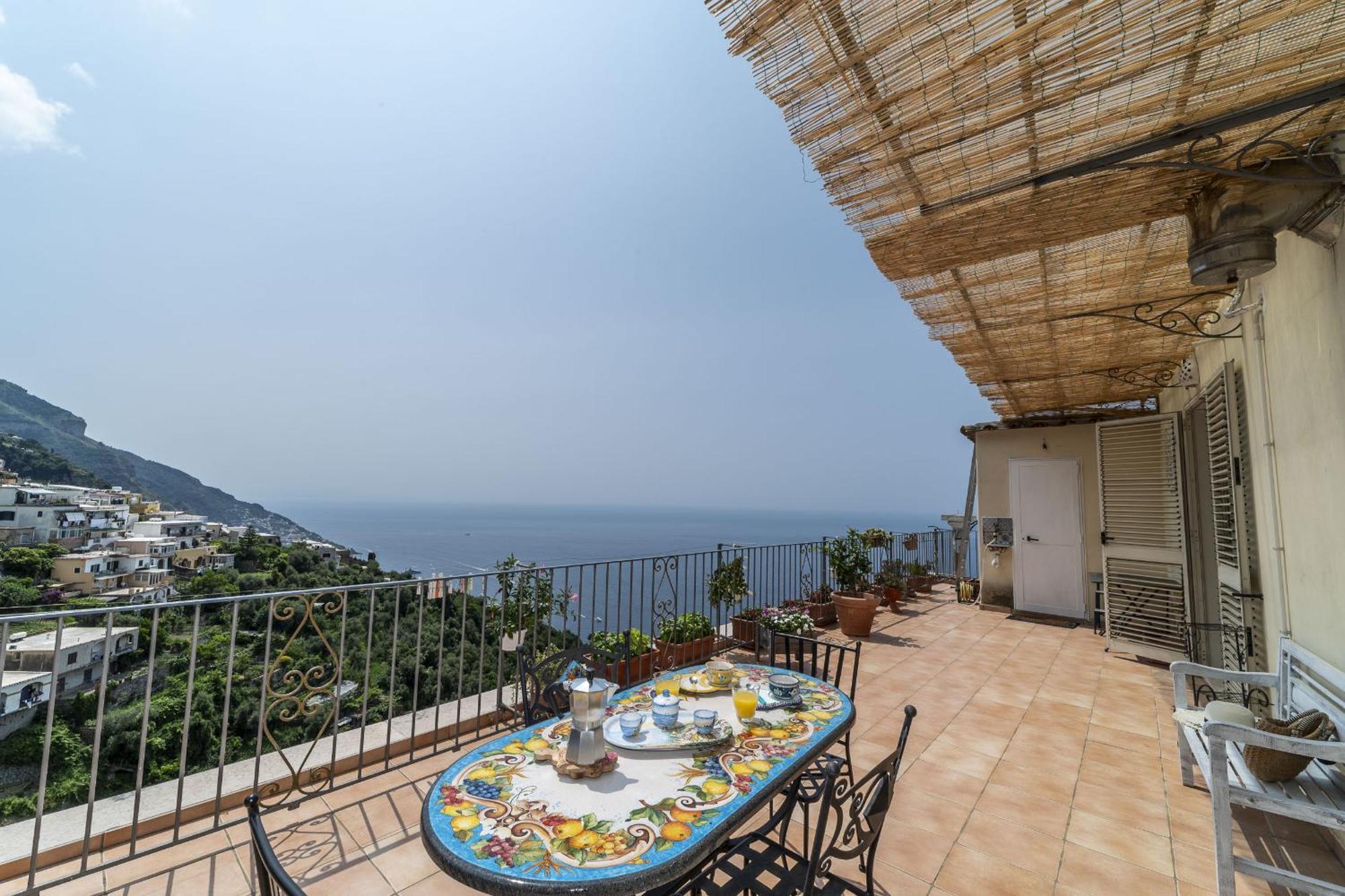 Casa Melevyen In Positano Villa Eksteriør bilde